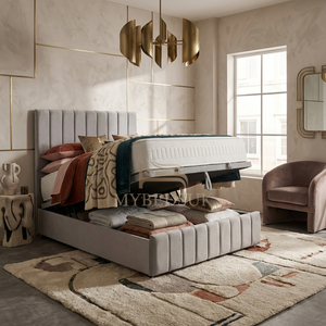 Karla Vertical Lined Ottoman Divan