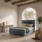 Nelson Panel Luxury Gold Strip Bed