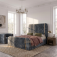 Finley Gold Striped Diana Bed Frame