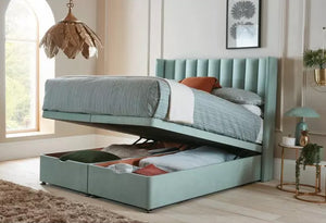 Skye Wingback Multi Lined Ottoman Divan